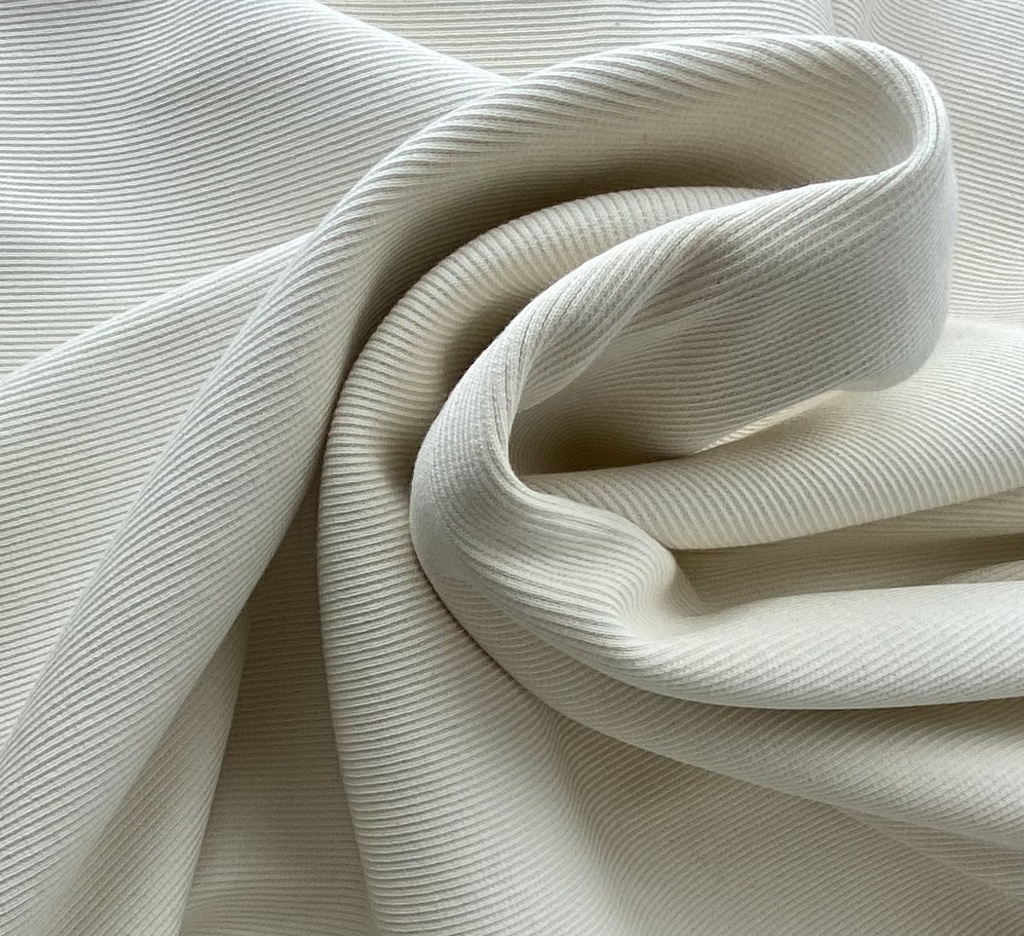 CANALÉ 2X2 (1,20m / 445gm2) 4% ELASTÀ - Organic Turkey BLANC TINTAT