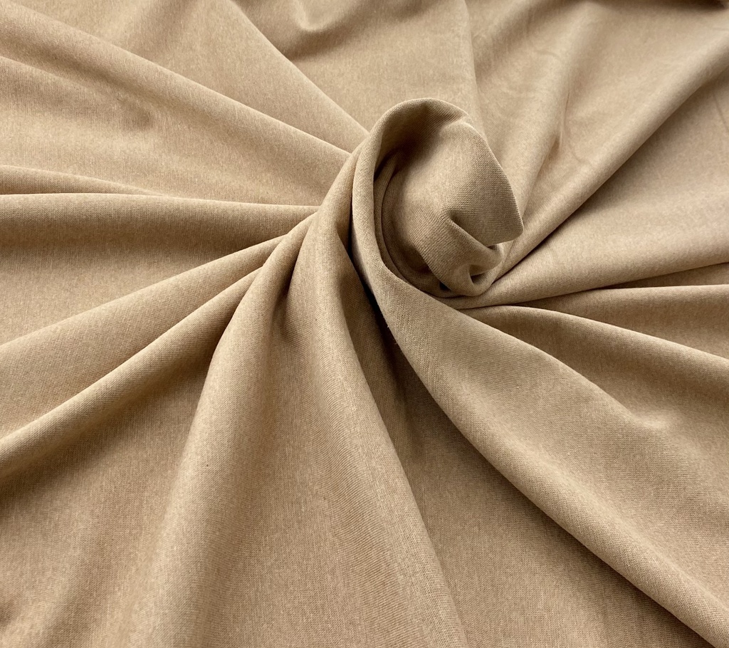 RIB JERSEY 1X1 4% ELASTANE (1.50m / 250gsm)_OCCRegenerative® Brazil_ BROWN