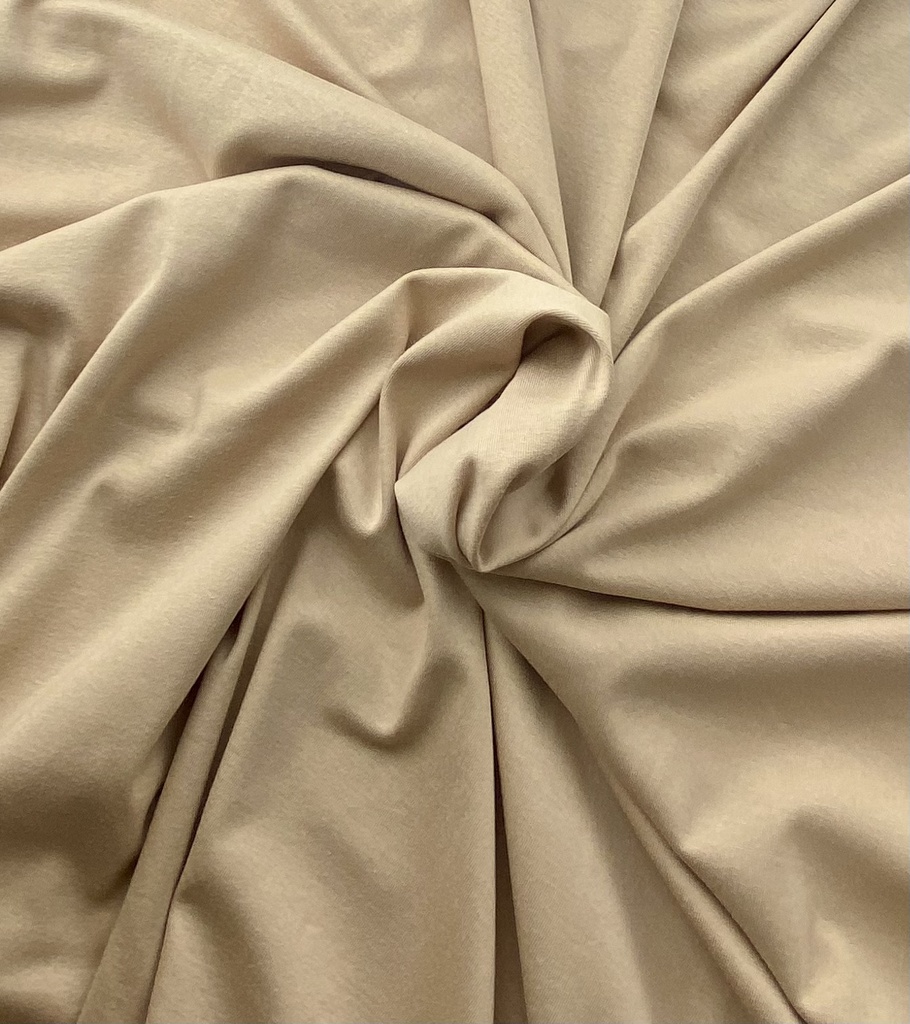 RIB JERSEY 1X1  (1.60m / 200gsm)_Organic Turkey_LIGHT CAMEL