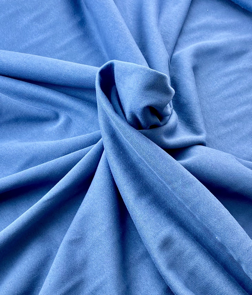 BRUSHED FLEECE  (2.10m / 315gsm)_Organic Turkey_BLUE