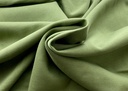 BRUSHED FLEECE  (2.10m / 315gsm)_Organic Turkey_OLIVE GREEN