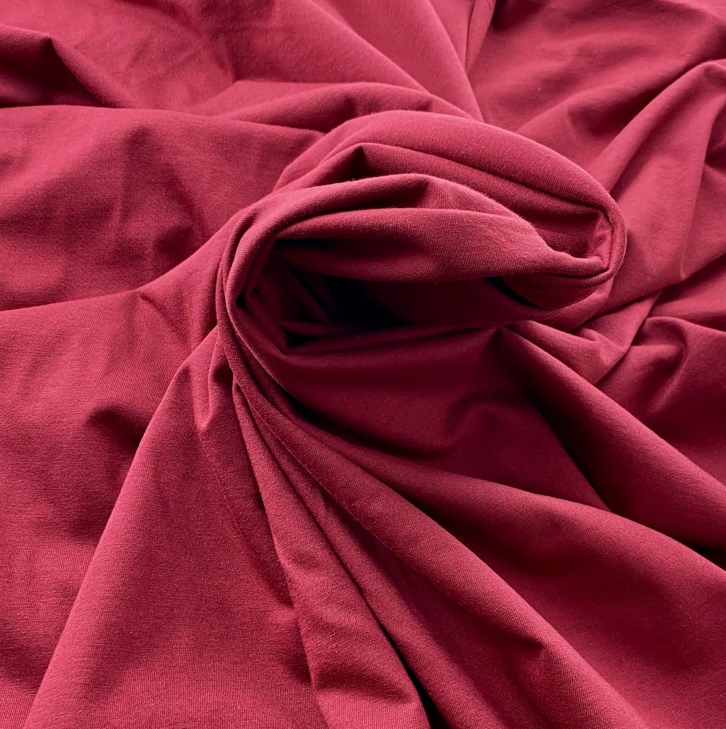 SINGLE JERSEY  (1.60m / 160gsm)_OCCRegenerative® Turkey_BLOOD RED