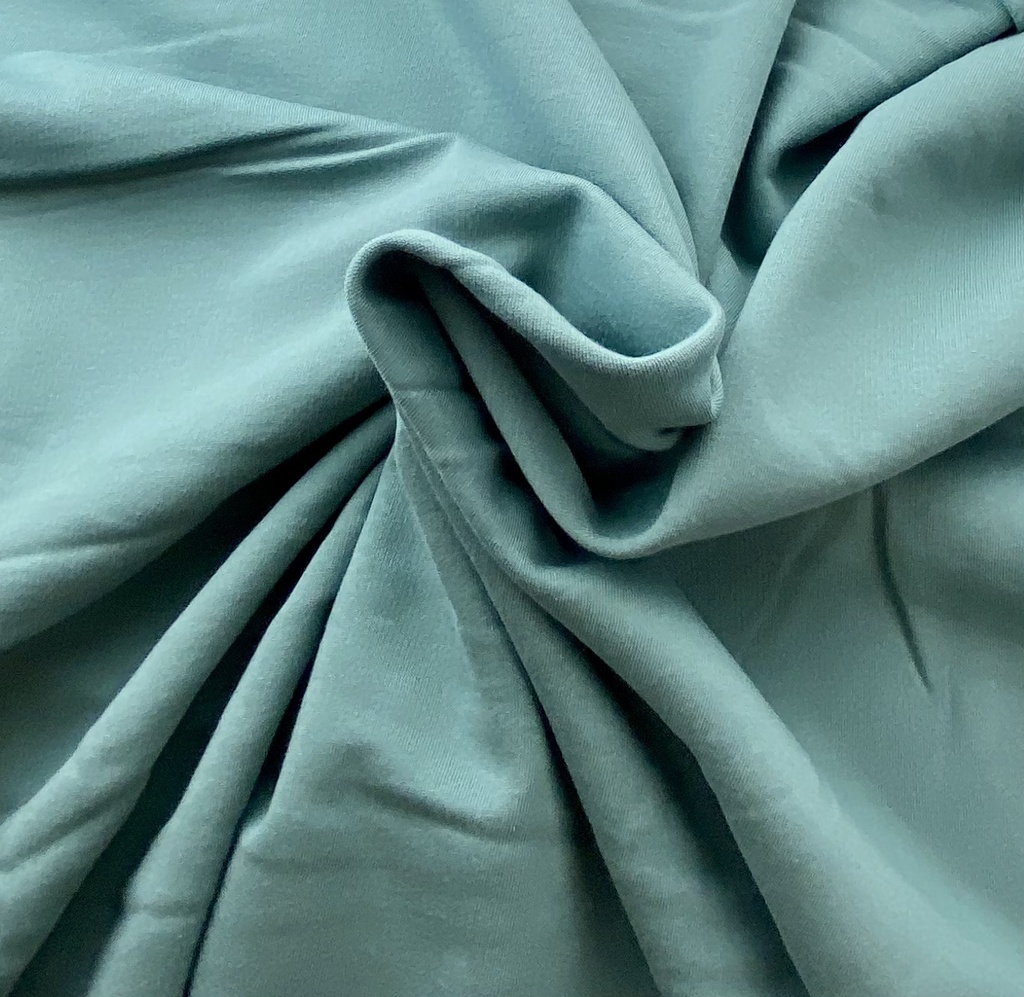 [OCCGE-K5000-TQ] BRUSHED FLEECE  (2.10m / 315gsm)_Organic Turkey_TURQUOISE