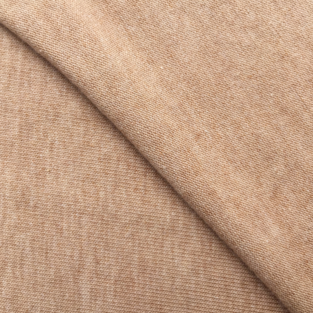 [RBR-K90E4-LBg] PUNTO LISO 4% ELASTANO (1,85m / 175gm2)_OCCRegenerative® Brazil_MARRÓN CLARO