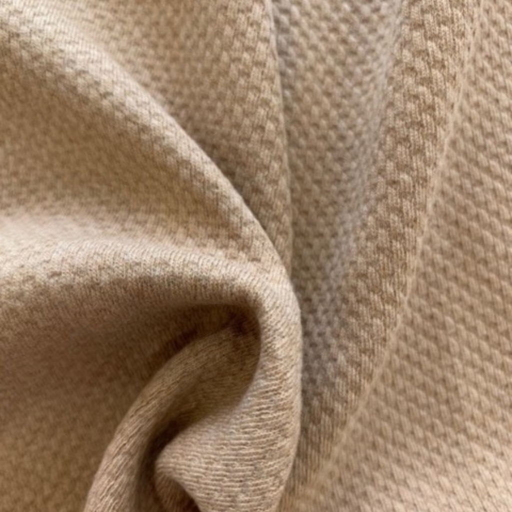 [RBR-K0001-BRg] INTERLOCK JACQUARD (1,70m / 240gm2)_OCCRegenerative® Brazil_MARRÓN 