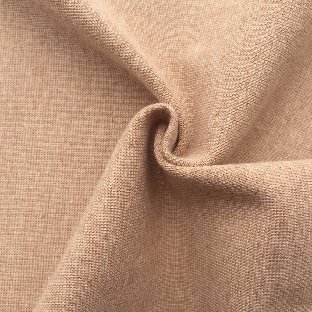 [RBR-K80E4-LBg] PUNTO INGLÉS 1X1 4% ELASTANO (1,50m / 250gm2)_OCCRegenerative® Brazil_MARRÓN CLARO
