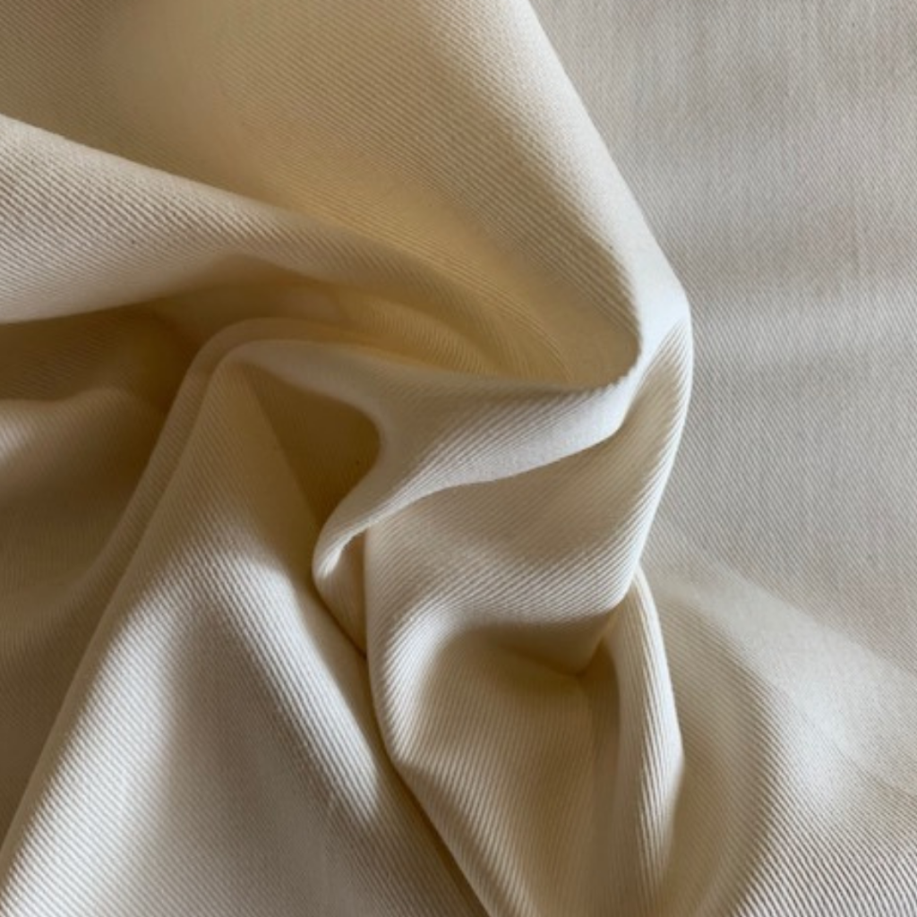 [OCCGE-W8000-EC] TWILL PLAIN (1.70m / 136gsm)_Organic Turkey_ECRU